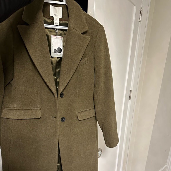 COPY - Olive green trench coat - Picture 1 of 5